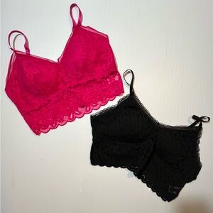 2 Bralettes Julia XL 1 Pink And 1 Black